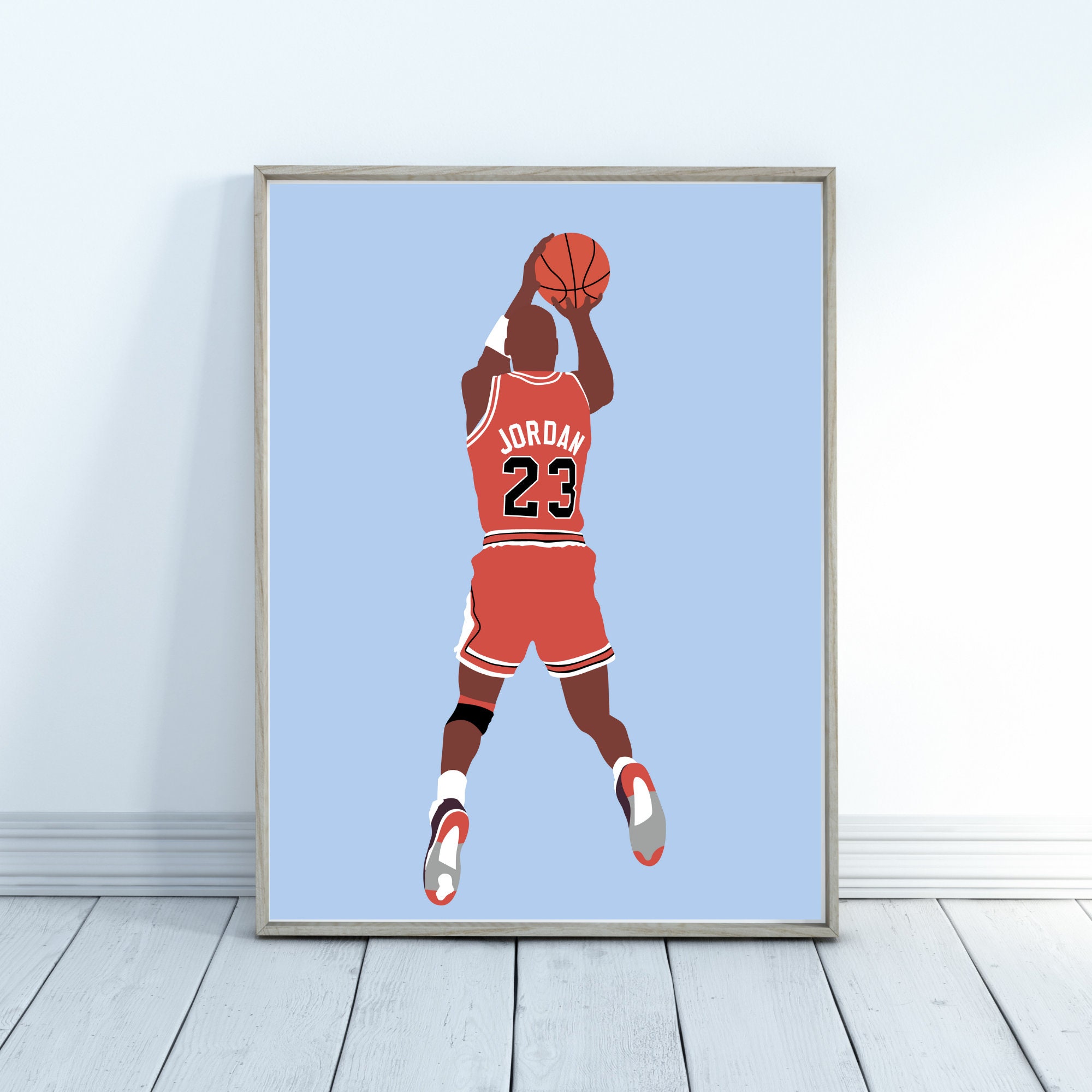 Michael Jordan the Shot Poster Jordan Gifts Michael Jordan - Etsy