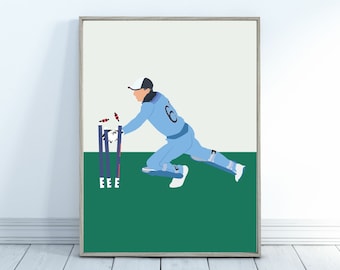 Jos Buttler World Cup Poster - Cricket Prints - Cricket World Cup - Cricket Posters - Jos Buttler Print - England Cricket
