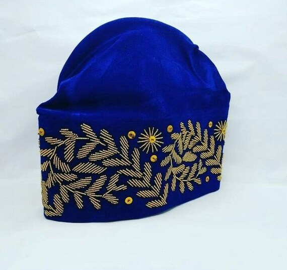 Luxury African Traditional Beaded Cap 