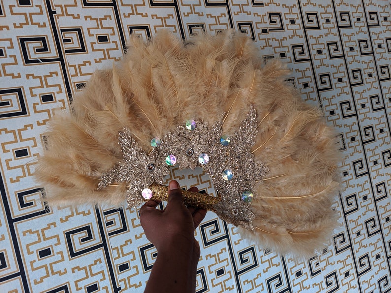 Traditional Wedding Bridal Hand Fan// Nigerian Wedding Hand Etsy
