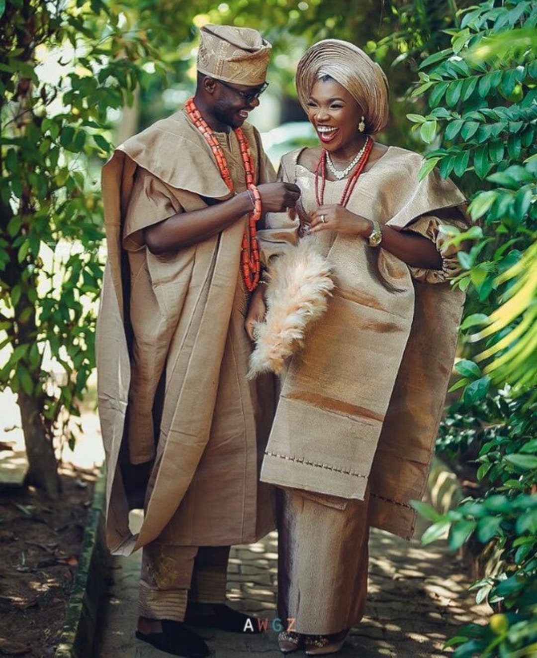 Custom Made Complete Bridegroom Aso Oke Couple Aso Oke - Etsy