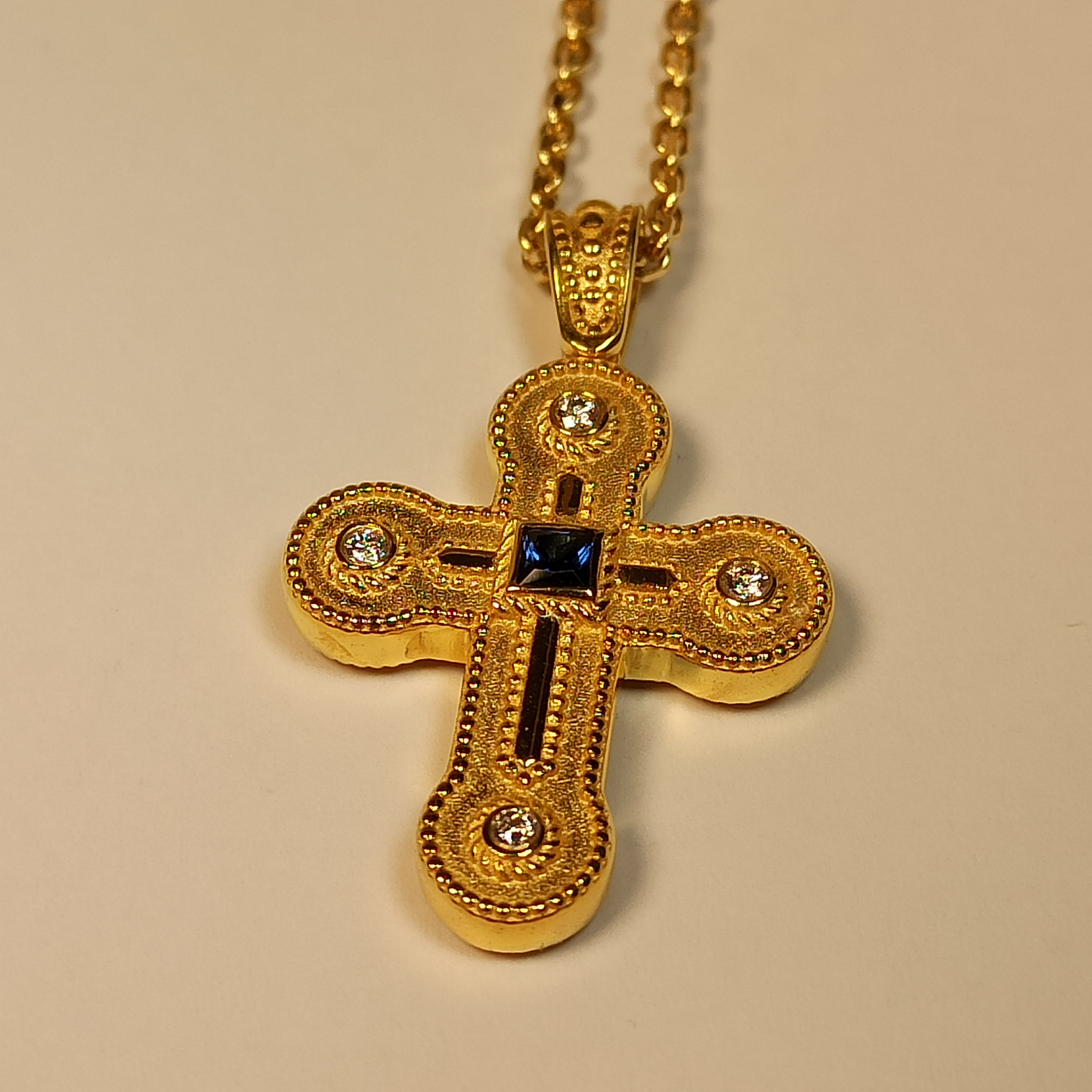 18k gold outlet greek orthodox cross