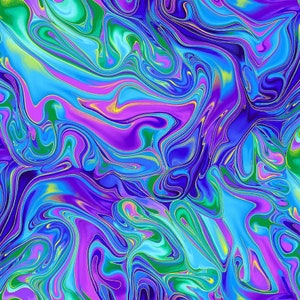 Luminoso - Motivo Multi Swirly Metallico di Chong a Hwang per Timeless Treasures