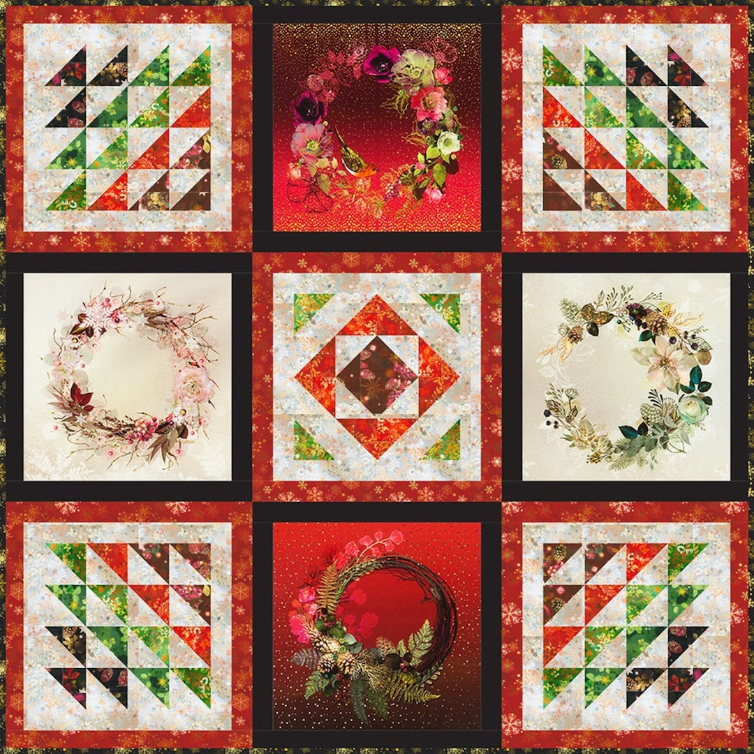 Festive Beauty Quilt Kit by Lara Skinner for Robert Kaufman Fabrics Etsy