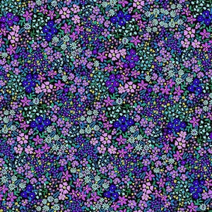 Luminoso - Mini Floral Metallic di Chong a Hwang per Timeless Treasures