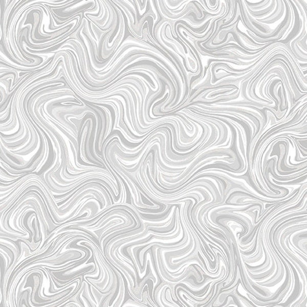 Shimmery Marble White from the Hugs & Kisses Fabric Line by Benartex