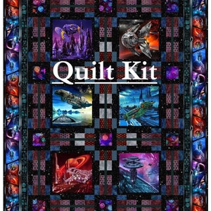 Sci Fi Quilt Kit  by Jason Yenter ~ In the Beginning Fabrics