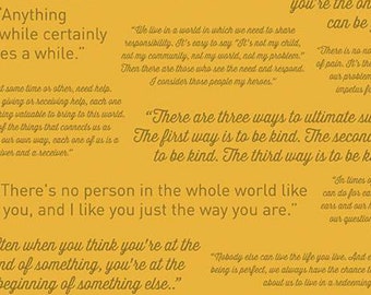 Mister Rogers' Neighborhood® Quotes Yellow