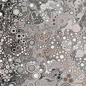 Effervescence Digital Fabric Grey by Robert Kaufman