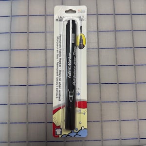 Permanente zwarte stift met medium punt