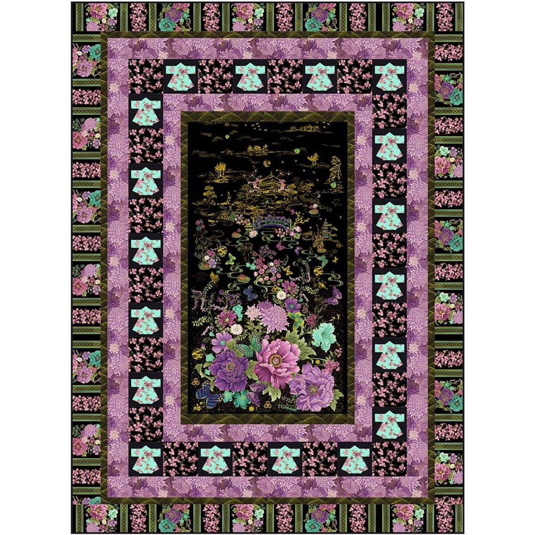Floral Kimonos Quilt Kit - With Shizuka by Chong a Hwang for TT Fabrics ...