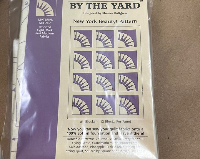 New York Beauty Foundation by the Yard ™ Packaged Panel by Benartex - Etsy