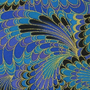 Palazzo Peacock Abstract Endpaper by Timeless Treasures Fabrics