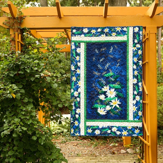 Lilypad Garden Moonlight Serenade Quilt Kit fabric & Etsy