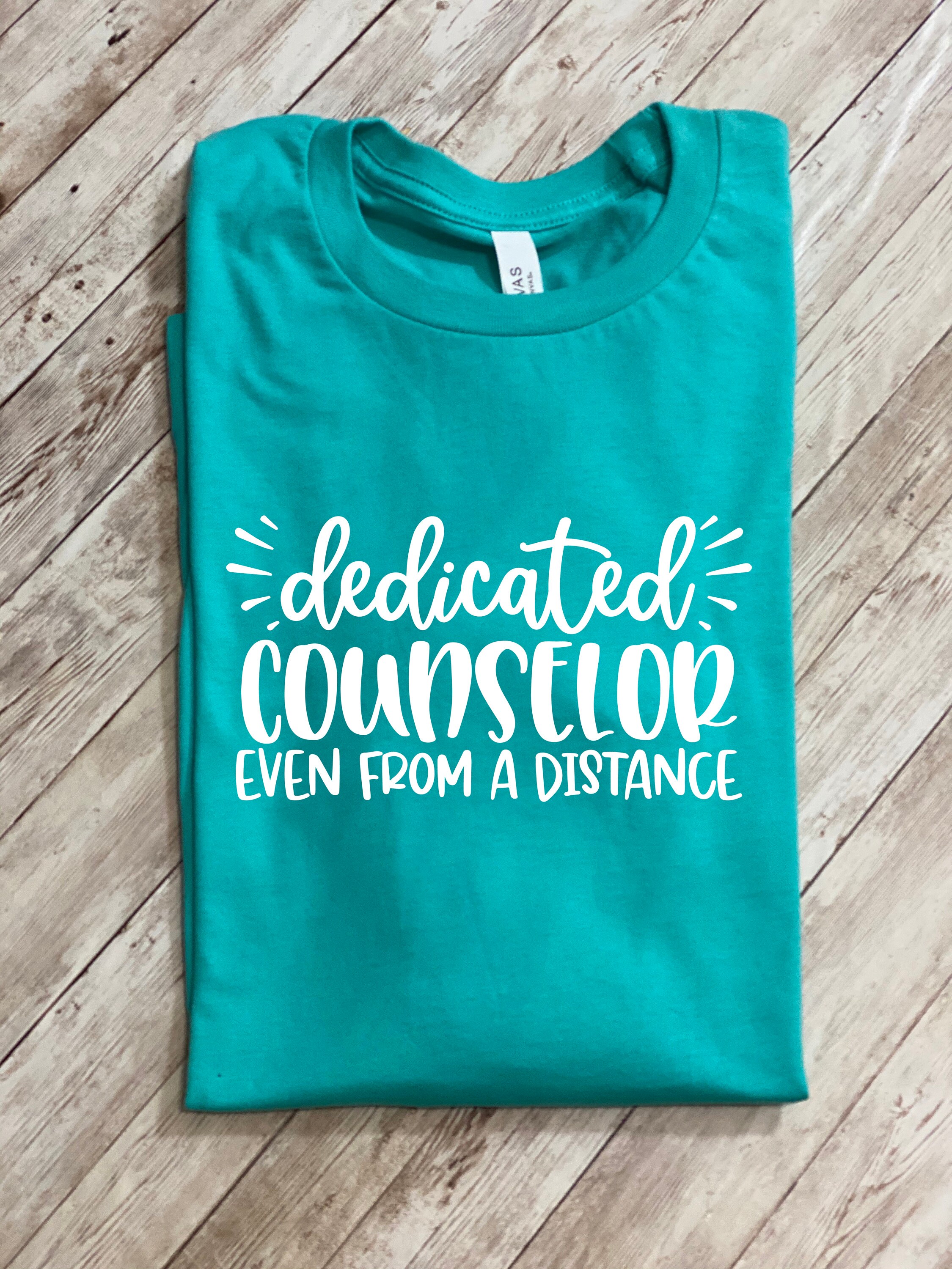 School Counselor TShirt Dedicated Counselor TShirt Etsy