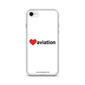 Love Aviation Airline iPhone Case Protector - Pilot Gift, Aviator Gift