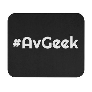 AVGEEK Plane Aviator Airline Mousepad - Perfect Pilot Gift, Airline Gift