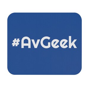 AVGEEK Plane Aviator Airline Mousepad - Perfect Pilot Gift, Airline Gift
