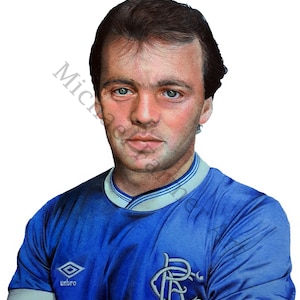 Davie Cooper Art Print