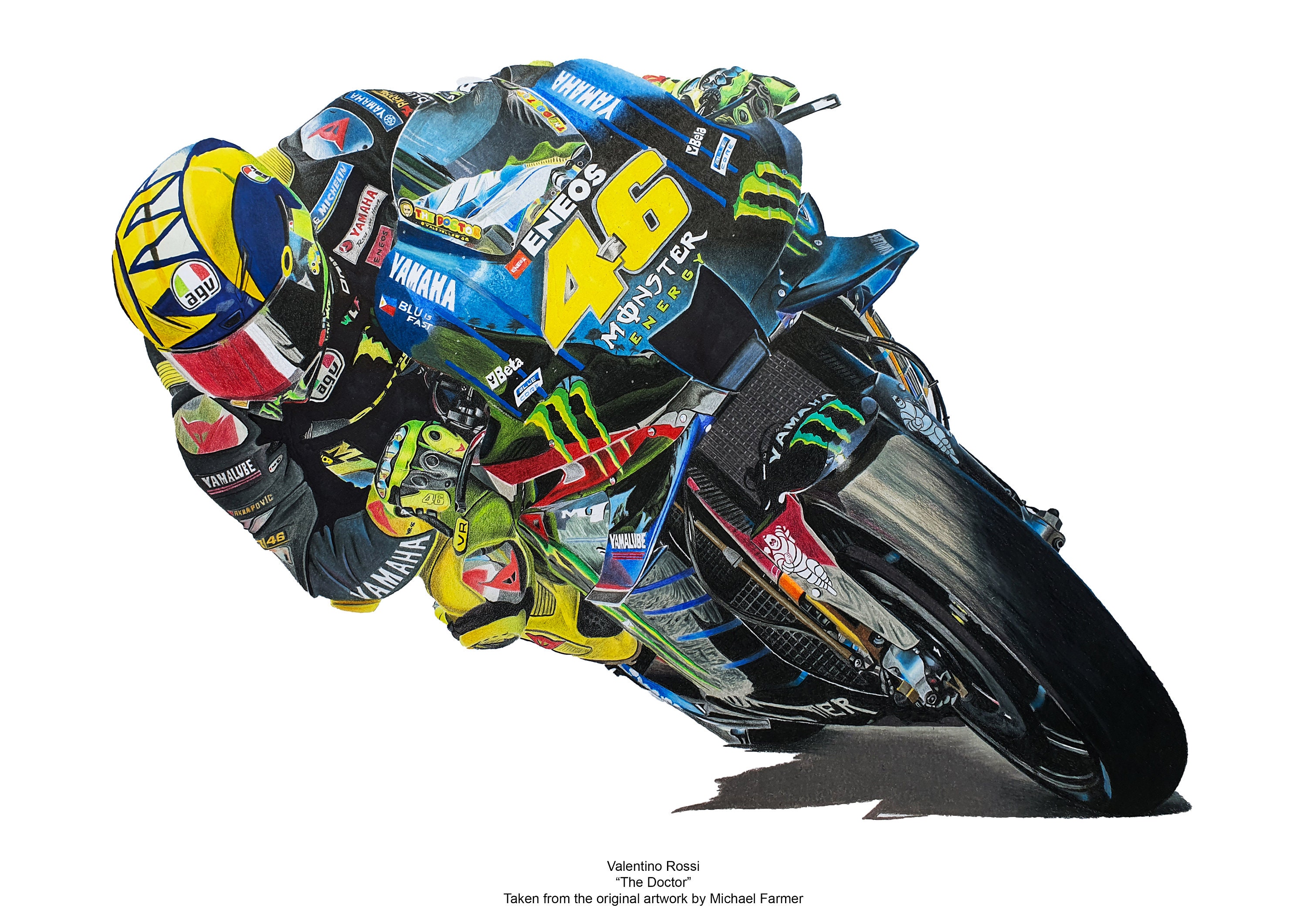 Valentino Rossi VR46 Aufkleber (VRUST312603)