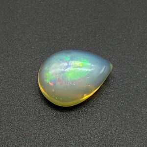 AAA+ Natural Opal Top Fire Cabochon/Beautiful Fire Ethiopian Opal/Polished Opal/Ethiopian Opal Stunning Pear Shape Loose Cabochon/7.50 CTS//