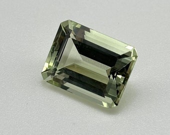 Fabulous Quality Green Beryl/Faceted Green Beryl Gemstone/Green Beryl For Making Jewelry/Stunning Emerald Cut Shape/Natural Green Beryl