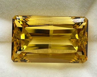 15.20 Cts Natural Citrine octagon Gemstone//Top AAA+ Quality Faceted Single Piece//Beautiful Color Perfect Shape//Fancy princes Cut//