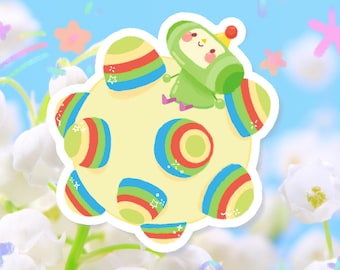 Katamari Damcy The Prince Aufkleber | "Kaufen Sie 3, erhalten Sie 1 GRATIS《Wasserdicht + Wetterfester Vinyl-Aufkleber》
