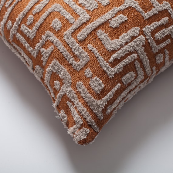 Artistic Weavers Malik Throw Pillows, 18 L x 18 W, Orange/Brown