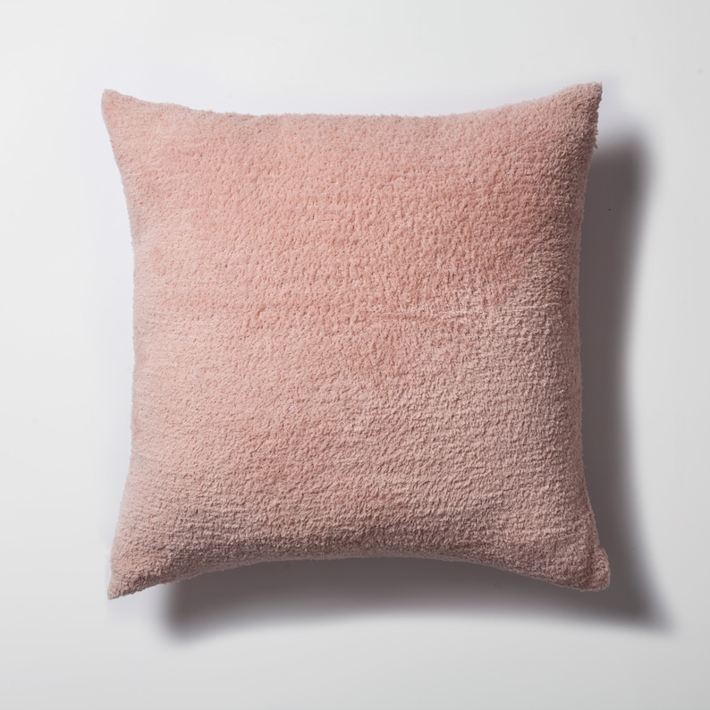 Plain Soft Plush Cushions Blue Grey Beige Blush Pink Etsy