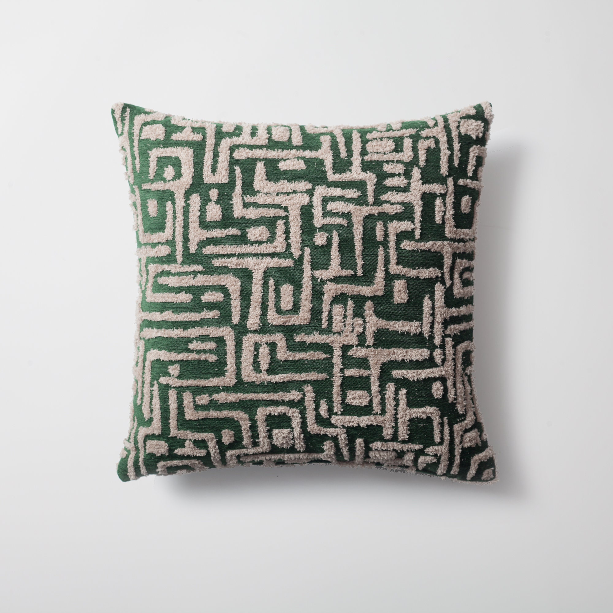 Set of 3 Emerald Dark Green Throw Pillow Cover Set Solid Etsy