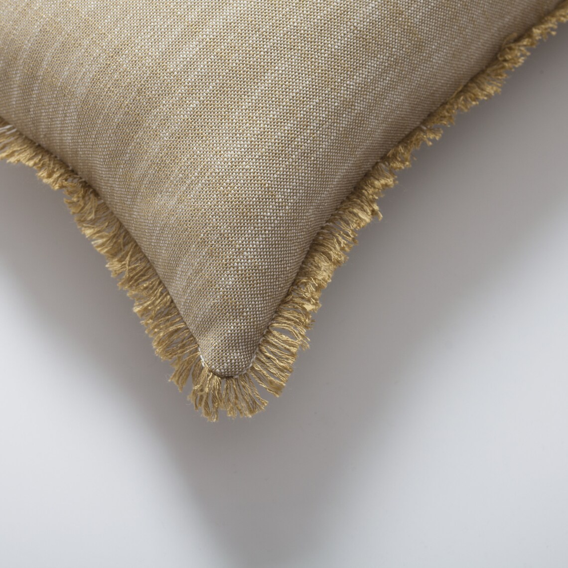 Linen Natural Pillow Covers Tassel Trim Decorative 12x20 inch Etsy