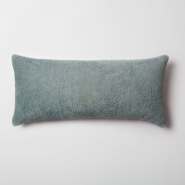 Blue, Decorative Extra Long Lumbar Pillow, Oversize Options, Soft Plush Woven Designer Fabric, Home Bed Decor Throw Pillowcase,More Colors*