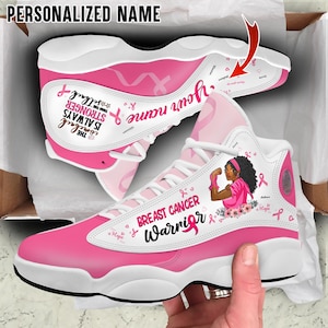 Breast cancer awareness sneakers top