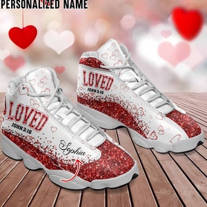 Red Glitter Shoes for Men Etsy