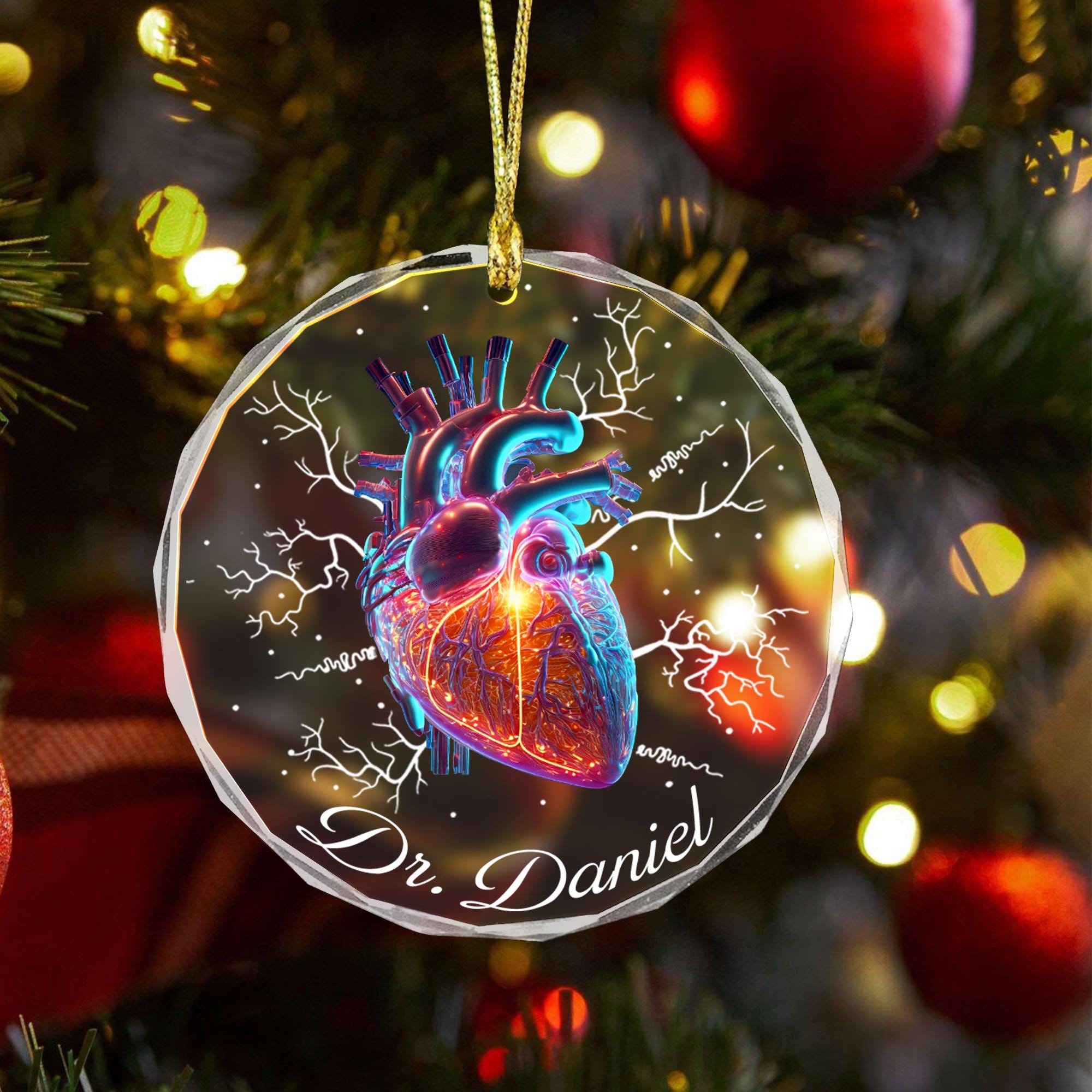 Cardiac Christmas Ornament - Etsy