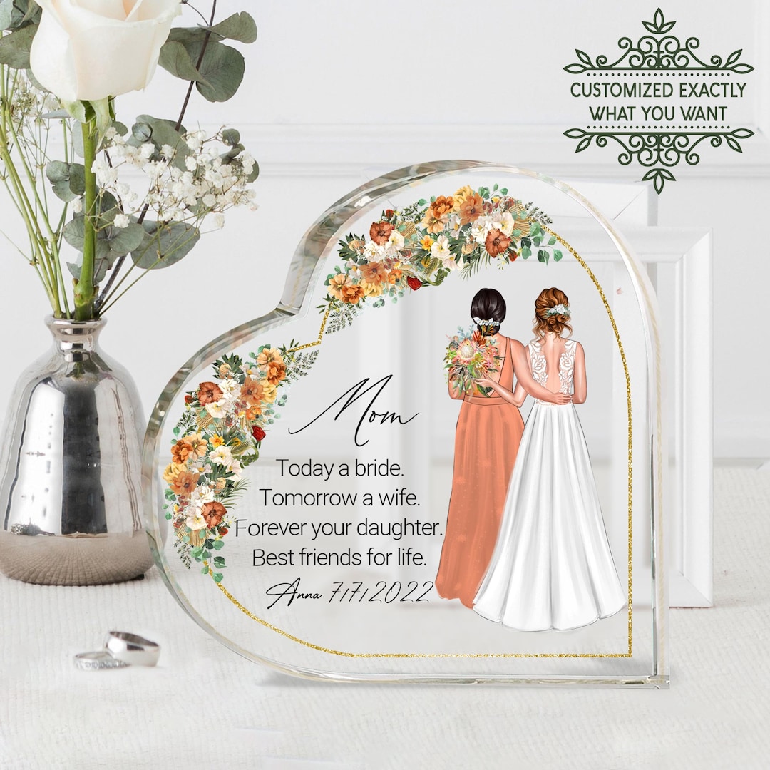 Personalized Mother of the Bride Gift From Daughter, Wedding Gift for ...