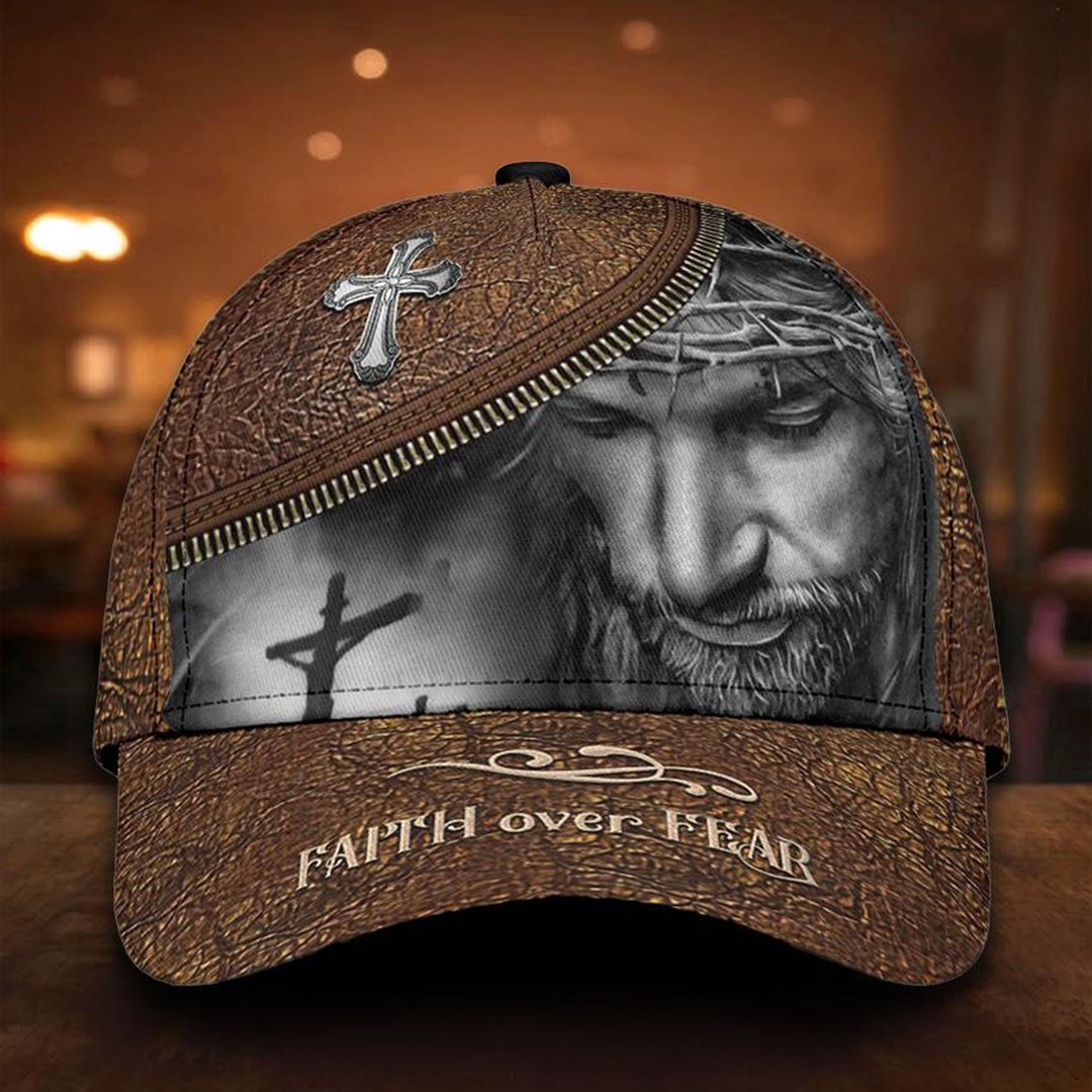 Jesus Hat, Faith Over Fear, Jesus Baseball Cap, Warrior of Christ Cap, Knight Templar Cap, Jesus