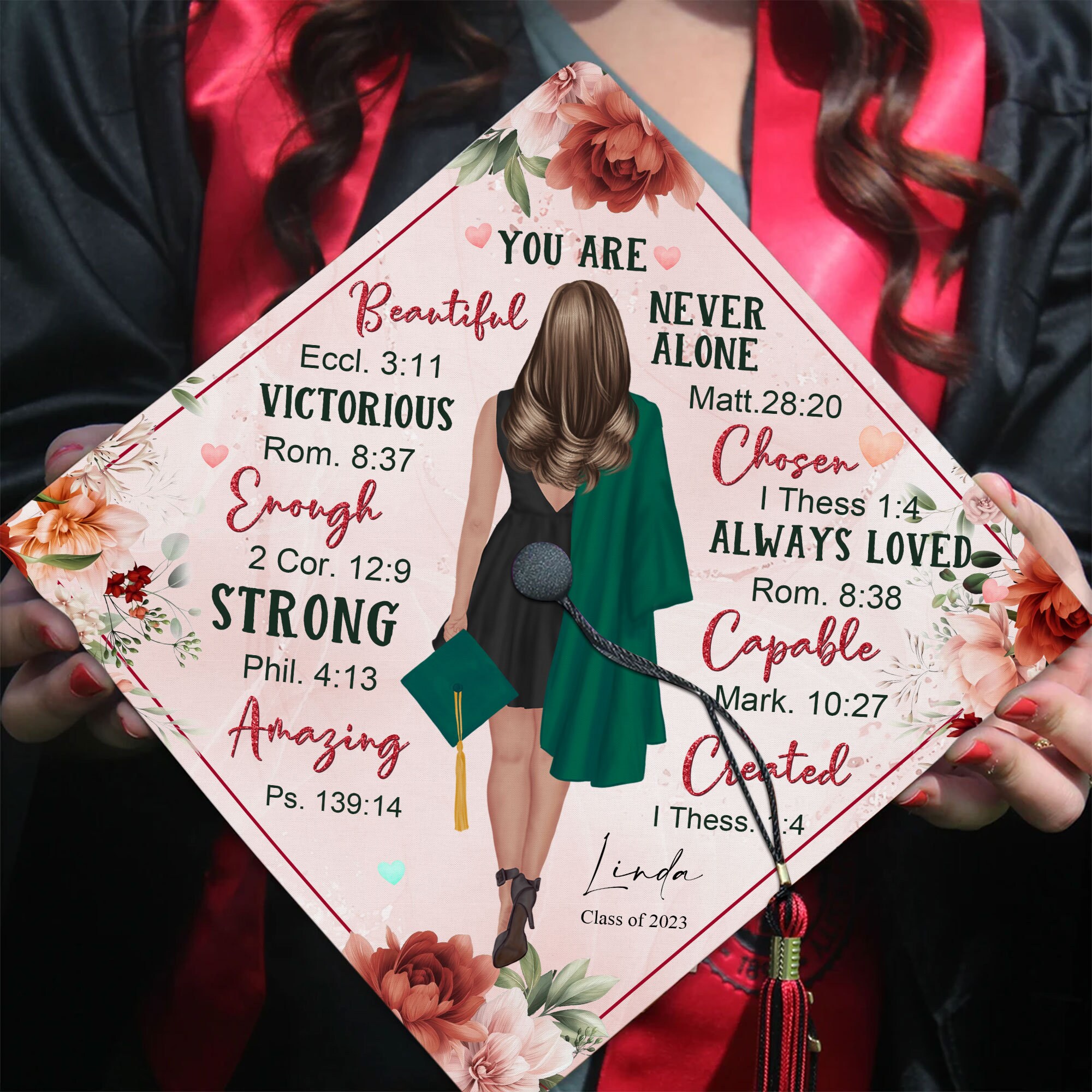 Personalized Graduation Cap Custom Graduation Cap Topper Etsy