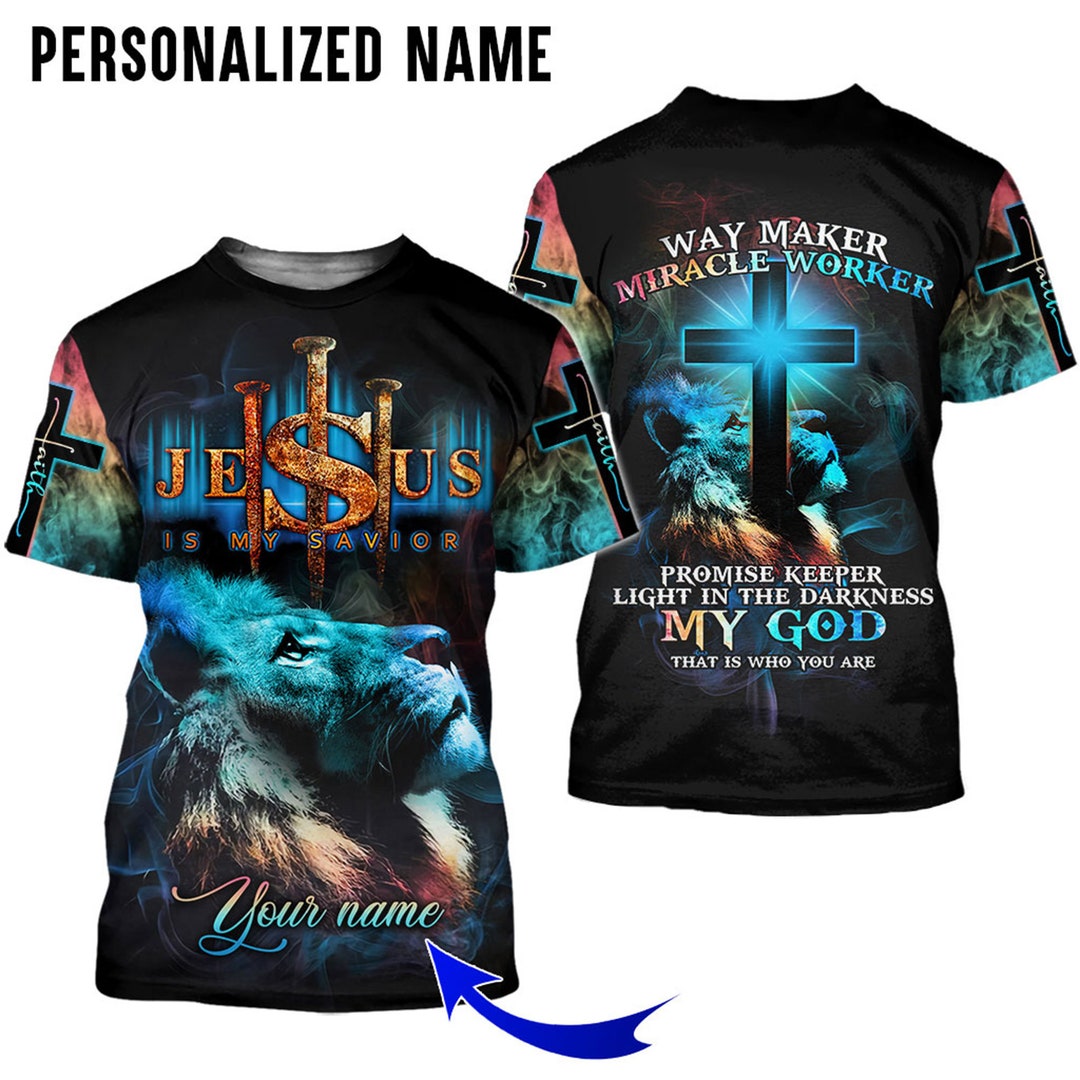 Personalized Way Maker, Miracle Worker Jesus Shirt, Jesus Hoodies ...