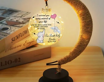 Personalized Baby Memorial Ornament, Baby Memorial Suncatcher, Infant Loss Gift, Miscarriage Ornament, Sympathy Gift