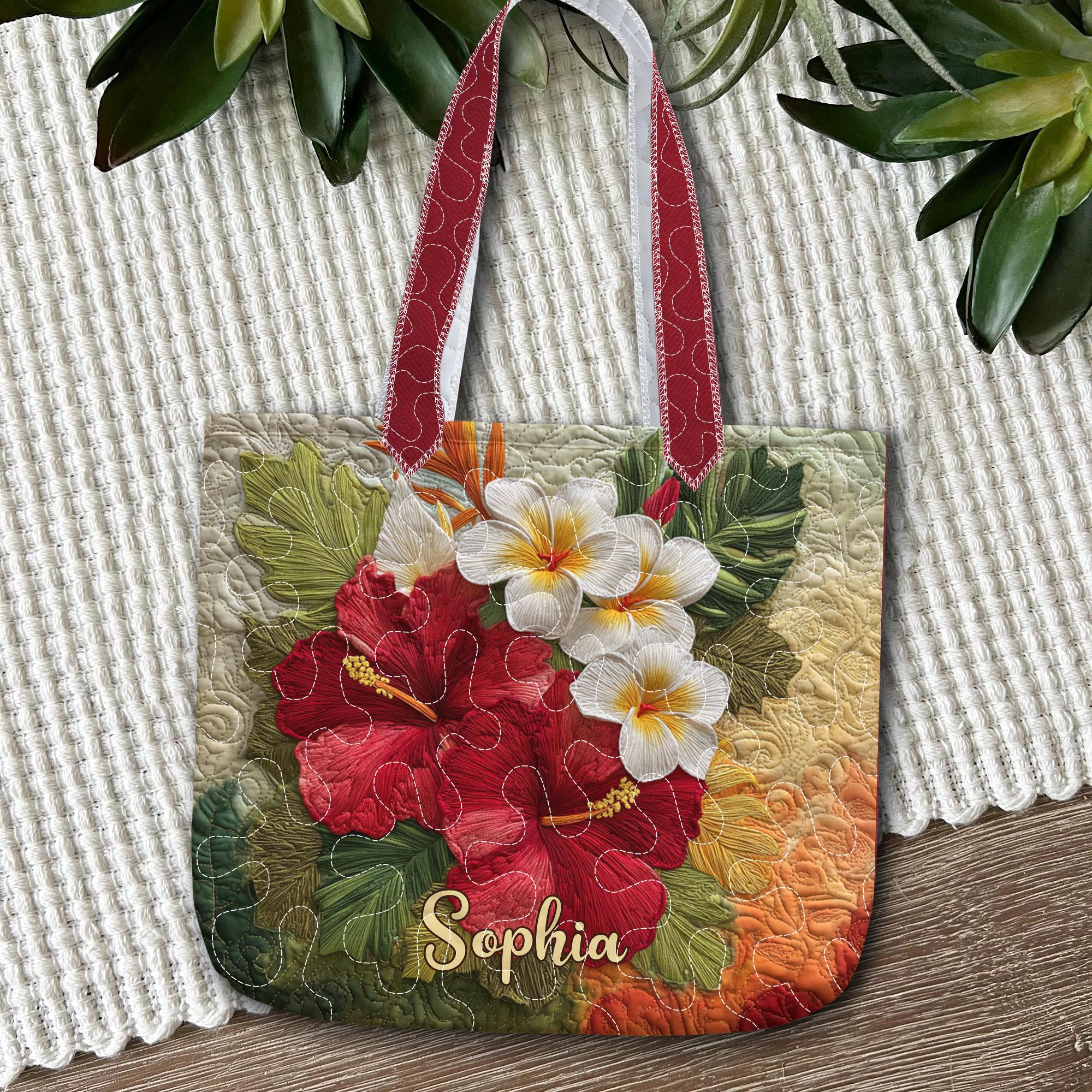 Hawaiian Quilt Tote Bag - Etsy