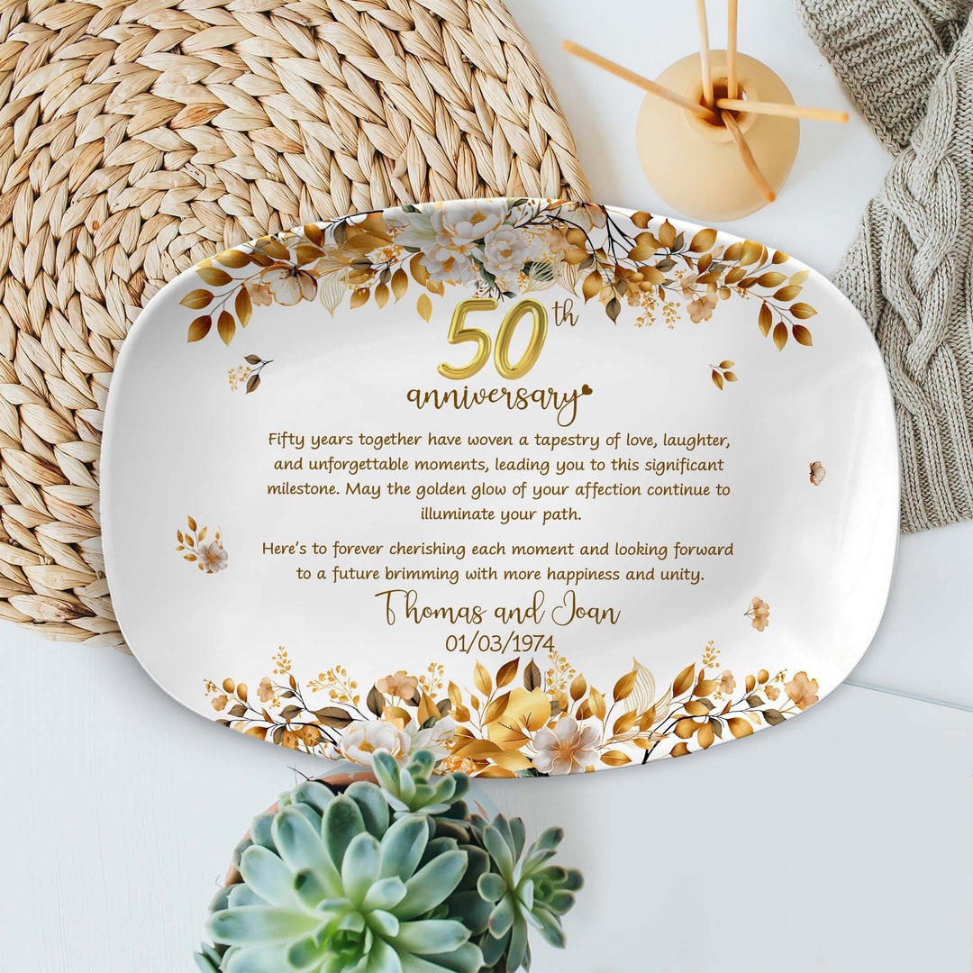 50th Wedding Anniversary Ideas & Etsy Gifts: Perfect Handmade Gifts for Your Silver Milestone