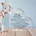 Personalized Mother in Law Heart Acrylic Plaque, Mother-in-law Gifts ...