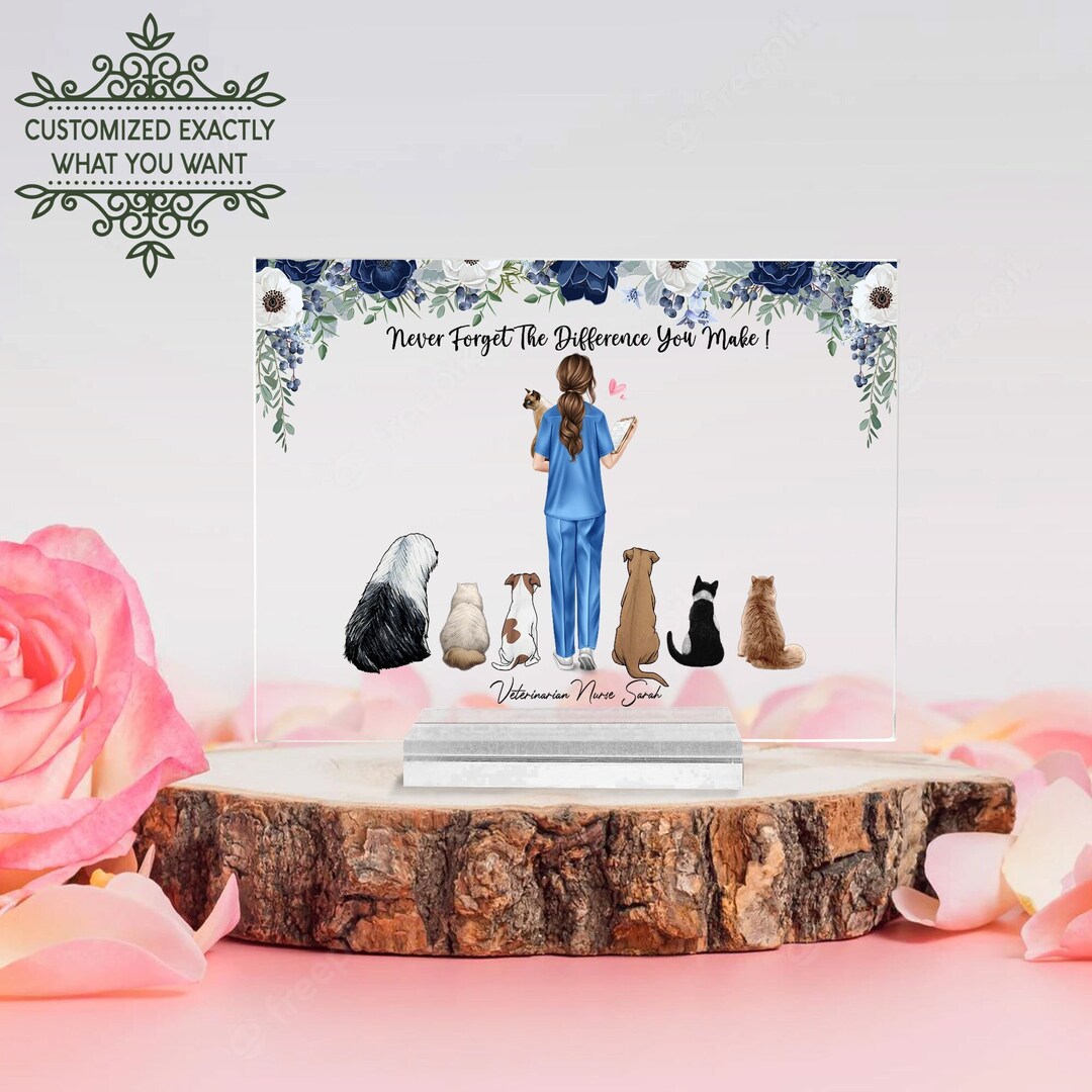 Personalized Vet Print, Vet Gift, Veterinarian Gift , Custom Vet Tech