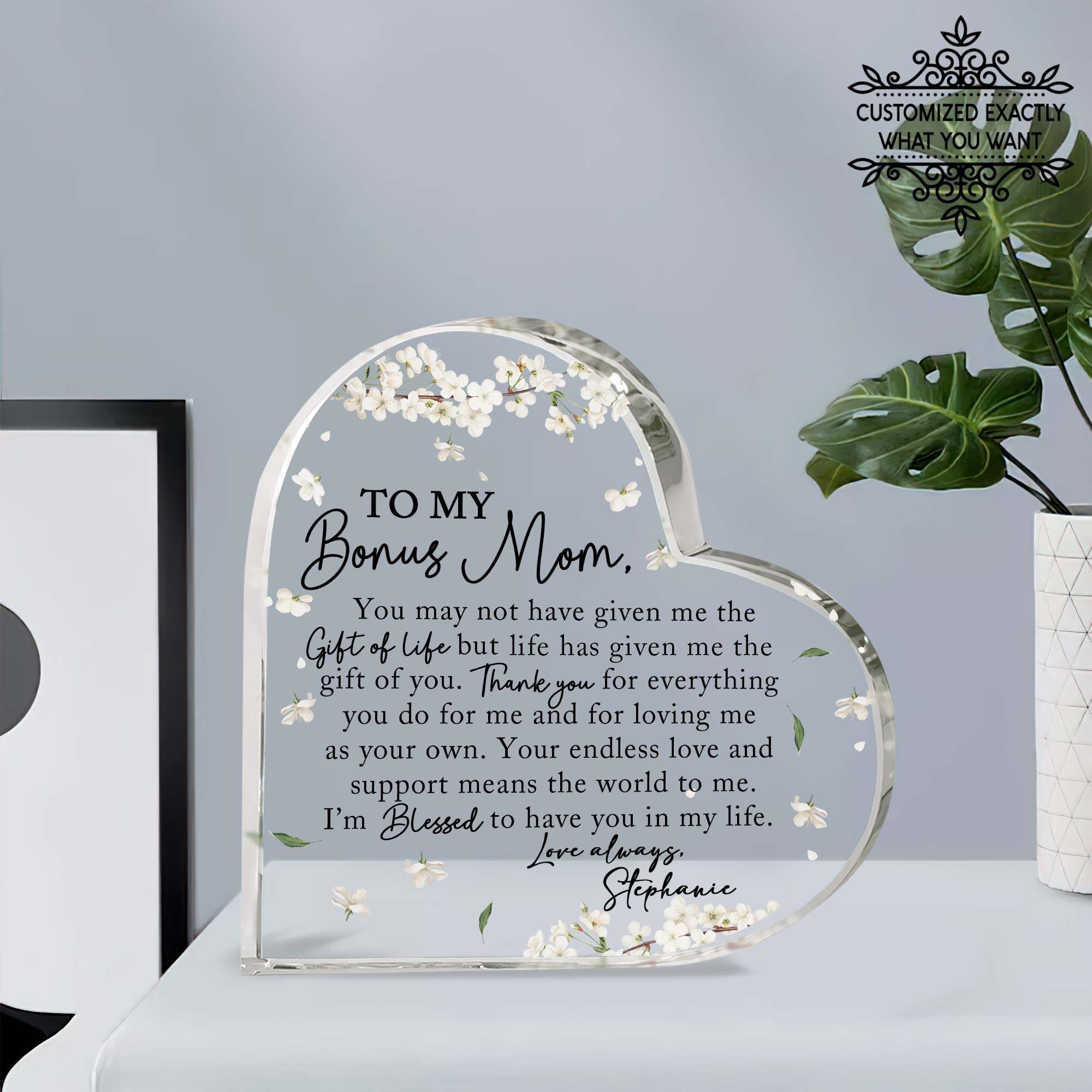 WORLDS BEST STEP MOM  Personalized Soy Candle Gift – The Southern Flame