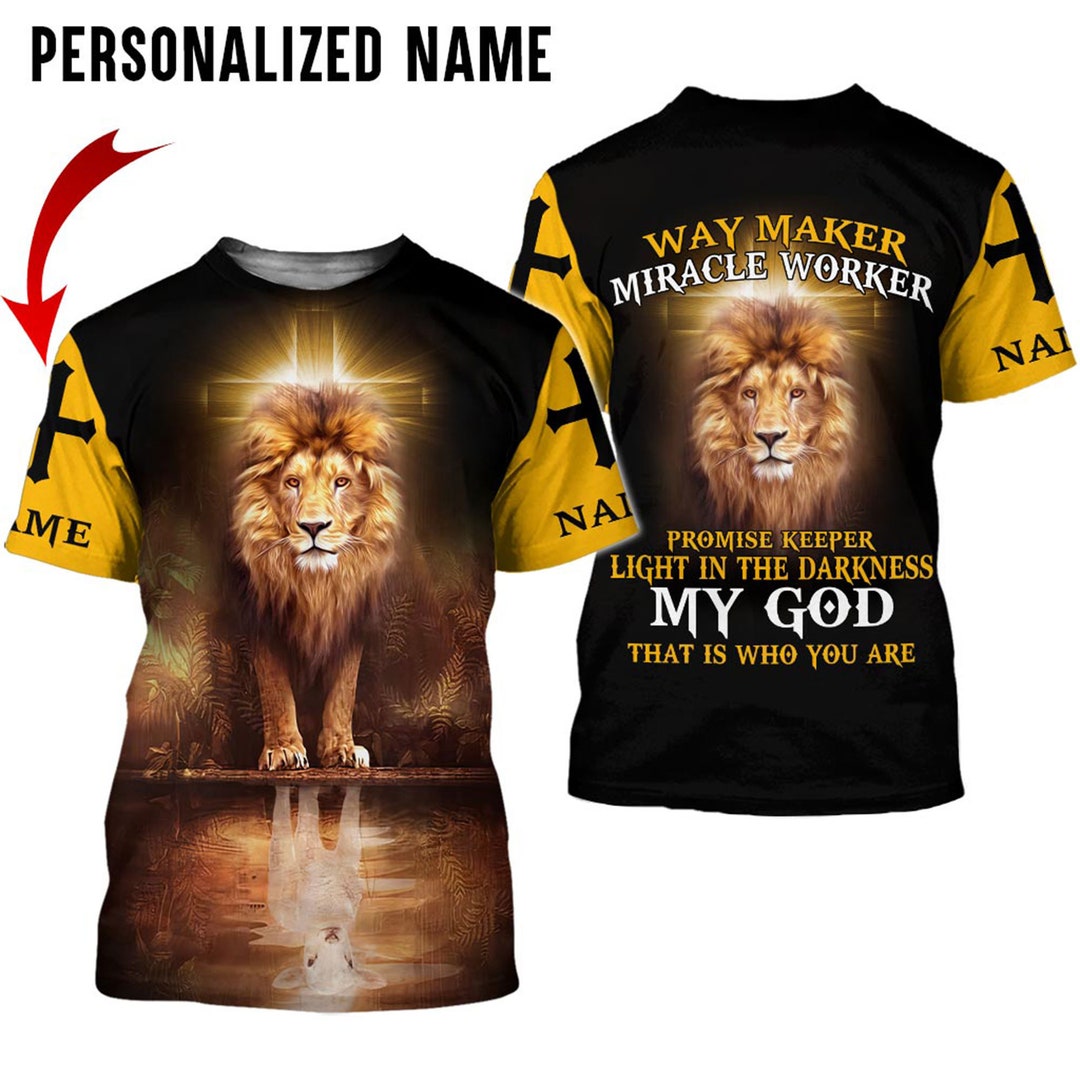 Personalized Way Maker, Miracle Worker Jesus Shirt, Jesus Hoodies ...
