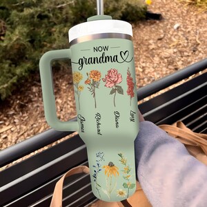 Personalized First Mom Now Grandma With Children and Grandkids Name 40 ...