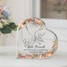 Personalized Best Friends Heart Acrylic Plaque, Custom Best Friend Gift ...