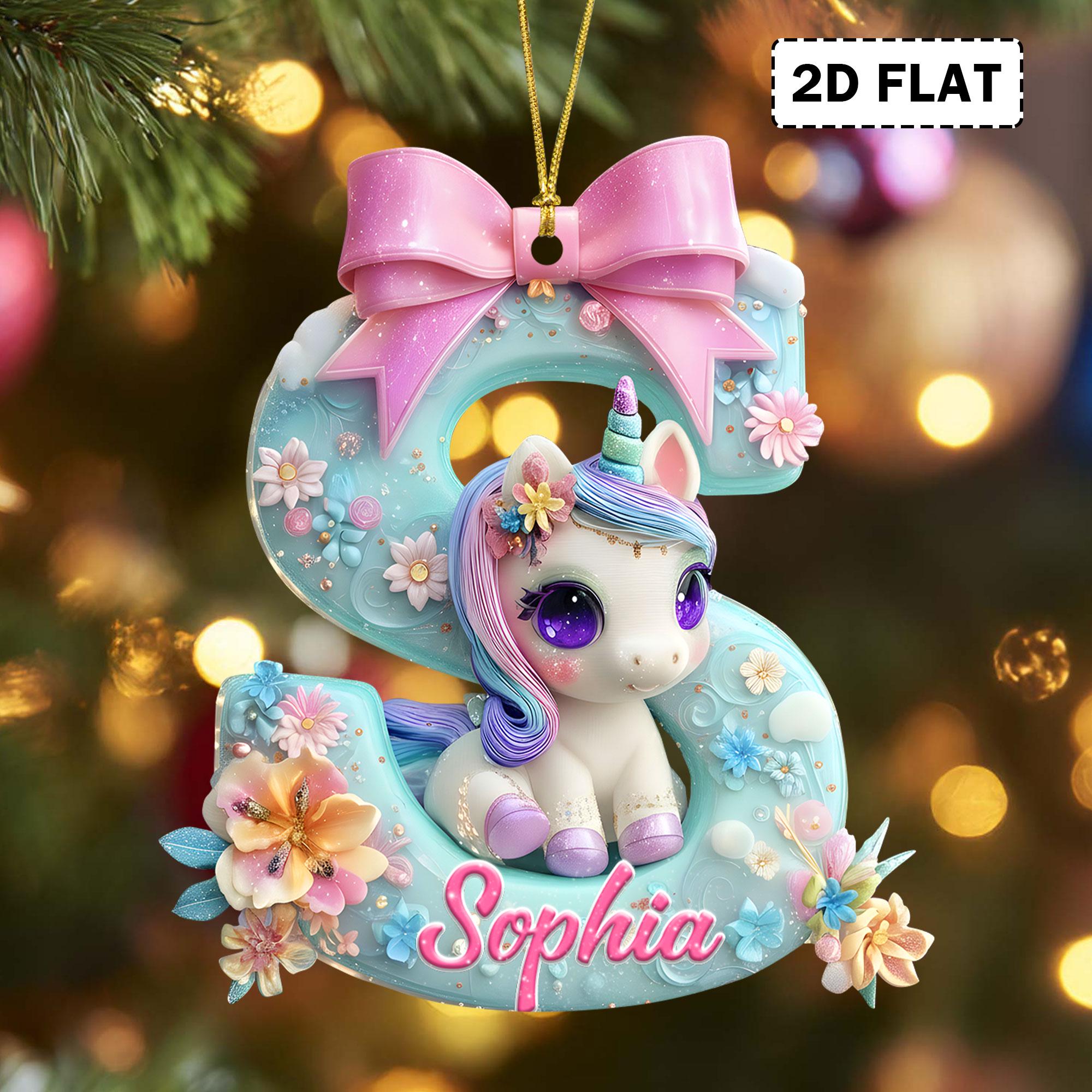 Papier Peint Panoramique Enfants - Licorne Pailletée - Largeur 195 Cm X Hauteur 195 Cm 93099519